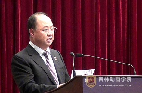59001jcc金沙以诚为本、吉林禹硕公司董事长郑立国代表3D动画电影《青蛙王国》主创人员,谈了创作体会.JPG